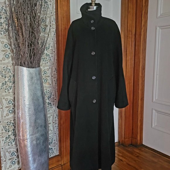Marina Rinaldi Double Wool/Cashmere Oversized Coat, Plus Size (Gently Used) - Picture 2 of 10